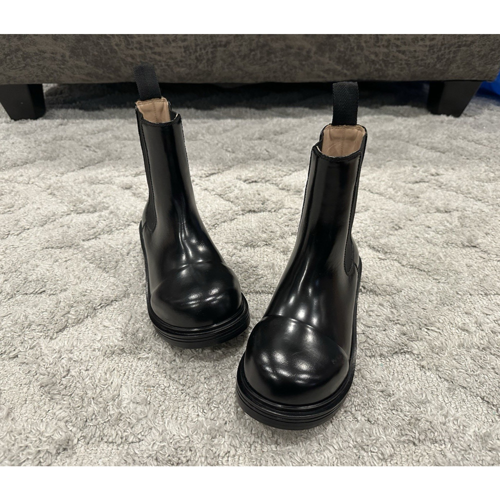 Bottega Veneta Fireman Patent Leather Boots EU 36.5 NWOB